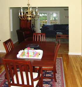new dining room and living room